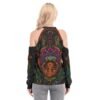 The Journey Within (All-Over Print Women's Cold Shoulder Sweatshirt) - Image 2