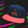 Active Meditation Music Logo (Black/Red Snapback Hat) - Image 3