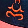 Active Meditation Music Logo (Black/Red Snapback Hat) - Image 4
