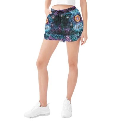 Back To The Mothership (Women's All Over Print Shorts) - Image 4