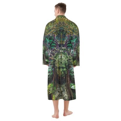 Opet - Echoes Of The Groove (Men's All Over Print Bathrobe) - Image 2