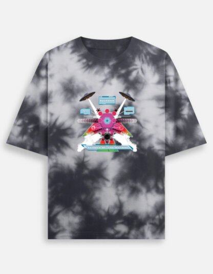 Kickoma - Echoes Of The Astral (Tie Dye Oversized T-Shirt)