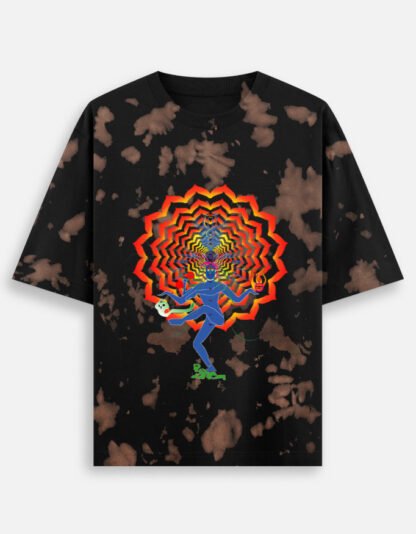 Shiva Nataraja (Tie Dye Oversized T-Shirt) - Image 4
