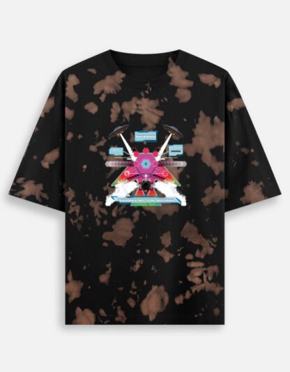 Kickoma - Echoes Of The Astral (Tie Dye Oversized T-Shirt) - Image 2