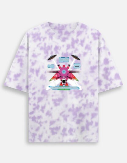 Kickoma - Echoes Of The Astral (Tie Dye Oversized T-Shirt) - Image 4