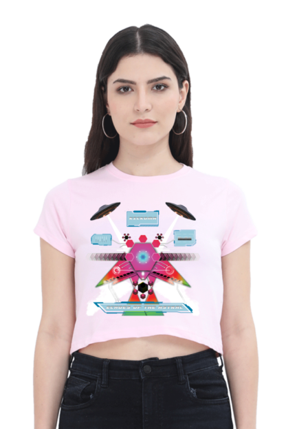 Kickoma - Ecoes Of The Astral (Cotton Crop Top) - Image 2