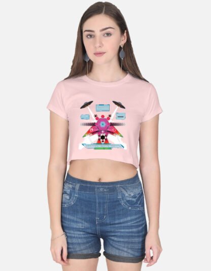 Kickoma - Ecoes Of The Astral (Cotton Crop Top)